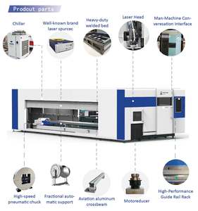 6KW 8000 Wát 12KW 20000 Wát 30Kw kèm theo Bìa tấm và ống sợi <span class=keywords><strong>Laser</strong></span> máy cắt cho matel tấm <span class=keywords><strong>Laser</strong></span> Cutter cho bán - Product Image 2
