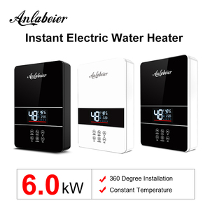 Chauffe-eau électrique sans réservoir à affichage numérique LED 6000w, rouleaux de câble, production OEM 220v -240v pour usage domestique - Product Image 2