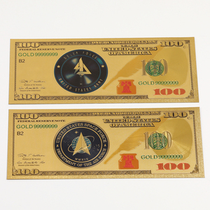 Free Shipping United States Card 24K Gold Foil Plated <strong>Banknote</strong> with Custom Design - Product Image 3