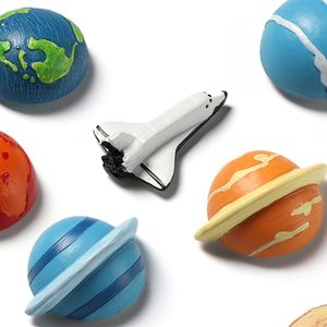 Astronaute magnétique créatif pour réfrigérateur, autocollant 3D, Terre, <span class=keywords><strong>Lune</strong></span>, Soleil, espace, aimant pour réfrigérateur - Product Image 6
