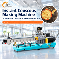 Machine automatique de fabrication instantanée de couscous, extrudeuse à double vis, ligne de production de céréales fortifiées, de riz et de riz artificiel