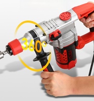 Meilleures ventes - Marteau perforateur électrique multifonctionnel, perceuse à percussion, diamètre de perçage maximal de 26 mm, 110 V/220 V