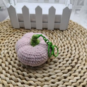 Adornos de Frutas Amigurumi Hechos a Mano, de Ganchillo, Fresa, Naranja, Manzana, Durazno, Uva, Decoración Kawaii - Product Image 3