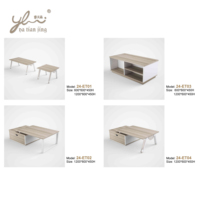 Table basse multifonctionnelle au design moderne et créatif, mobilier de bureau, ensembles de tables basses