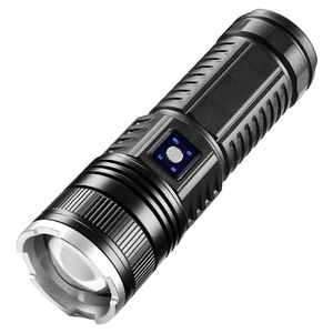 ไฟฉาย LED แบบชาร์จไฟได้ 3000Mh อลูมิเนียมอัลลอยด์ ซูมได้ สำหรับตั้งแคมป์ ฉุกเฉิน พกพาในชีวิตประจำวัน - Product Image 1