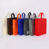Sac écologique pour ordinateur portable et produits de beauté en tissu non tissé noir biodégradable recyclé