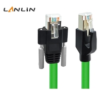 Câble Ethernet Gigabit Ultra Six vert avec double blindage indépendant et verrouillage