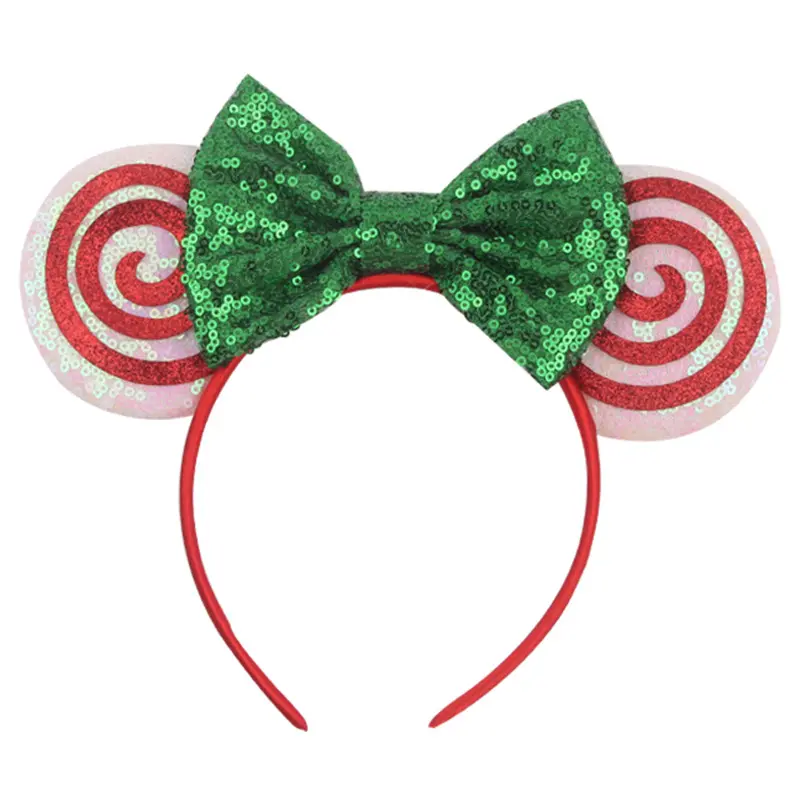 Joyeux anniversaire fête chapeaux dessin animé souris oreilles bandeau de cheveux parc d'attractions festival fille paillettes Mickey oreilles