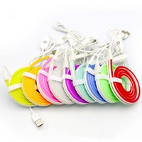 Bande lumineuse LED néon USB en gros, 5V, tactile, flexible, en silicone, 11 options de couleur, basse tension, à brancher, pour la décoration intérieure