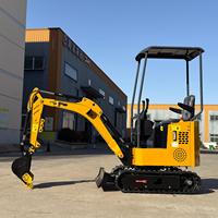 Mini-excavatrice EPA de 1 tonne, petite pelle sur chenilles avec moteur Briggs & Stratton pour chantier et serre de jardin, à vendre