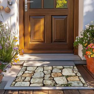 3D Ảo Tưởng Quang Học Pha Lê Nhung Cửa Mat Mềm Ngắn Đống Thảm Không Trượt Trang Trí Sàn Mat Cho Nhà Phòng Ngủ Lối Vào - Product Image 5