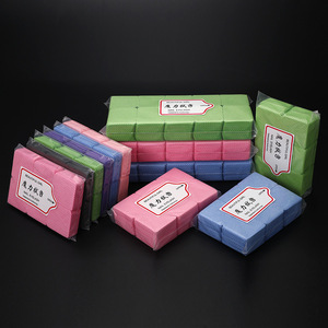 Lingettes nettoyantes personnalisées pour extension de cils, marque distributeur, violet, noir, vert, rose, non pelucheux, 540 pièces - Product Image 2