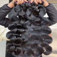 Extensiones de Cabello Humano Ondulado de Alta Calidad, Cabello Virgen, Textura Suave, Densidad Completa, Aspecto Natural