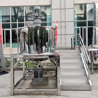 Réservoir de mélange entièrement automatique en acier inoxydable de haute qualité pour la fabrication de mayonnaise, fabricant chinois, mélangeur de shampooing