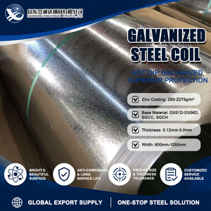 Tôle d'acier galvanisé embossée G90 S450GD S350GD 0,8 mm x 1250 mm avec revêtement uniforme en zinc - Product Image 1