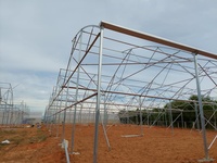 Serre électrique hydroponique en acier inoxydable, pour zone tropicale