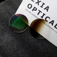 EXIA M2B 1,61 Gafas de sol Lentes Marrón Gradiente Revestimiento verde SHMC Lente antiimpacto UV400