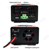 Contrôleur de charge solaire MPPT 1200W 48V 60V 72V avec écran LCD pour entrée PV max 60V, régulateur de batterie pour système solaire connecté au réseau