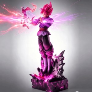 Figura de 38 cm de la Serie JT, DBZ Dragon, Versión Rosa Figura Coleccionable de Son <span class=keywords><strong>Goku</strong></span>, Estatua de PVC, Figura de Anime, Juguete de Regalo - Product Image 2