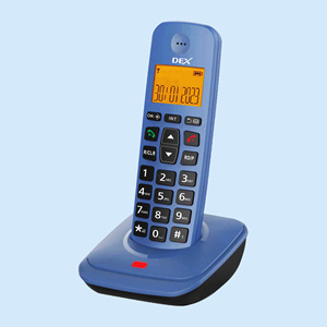 Téléphone fixe <span class=keywords><strong>sans</strong></span> <span class=keywords><strong>fil</strong></span> numérique <span class=keywords><strong>DECT</strong></span> extensible avec fonction d'enregistrement de carnet d'adresses - Product Image 2