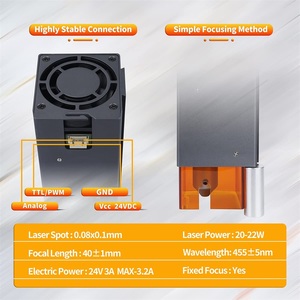 Module LY True Power 20W pour machine de gravure et de découpe laser DIY, outils de travail du bois, pompe à air en option - Product Image 3