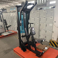 Máquina de remo vertical sentado con carga de pin BRTW para uso comercial, equipo de fitness para entrenamiento de espalda y ejercicios musculares, a la venta