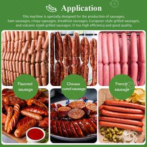 Hot Dog Tie Producto de carne Jamón Atar Warp Tie Linker Salchicha Knot Link Maker Coser Máquina de encuadernación de hilo - Product Image 6