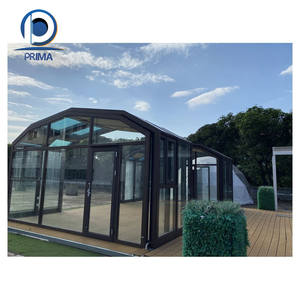 Serre de jardin en aluminium moderne multifonctionnelle 4 saisons imperméable et écologique de Prima Factory Direct - Product Image 6