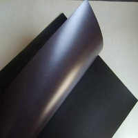 Feuille magnétique adhésive A4 Taille 0.5mm Feuille magnétique en caoutchouc flexible Feuille magnétique souple