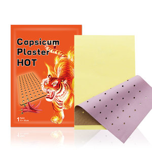 Parche de Capsicum Perforado Elástico a Base de Hierbas Chinas OEM/ODM, Parche de Capsicum Perforado Elástico para el Dolor, Yeso de Capsicum Caliente Chino - Product Image 1