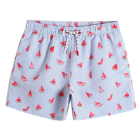Short de bain pour homme OEM personnalisé, taille mi-haute, style boxer, pour sport, gym et plage, avec fermeture élastique, respirant, séchage rapide, imprimé numériquement
