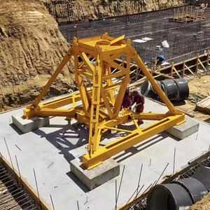 10 Tons Construction Topless Manual Tower <strong>Crane</strong> <strong>QTZ100</strong>(6013) with Counter Weight - Product Image 6