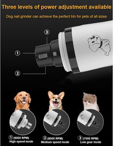 Professional 3 Adjustable Speed Dog Nail Grinder for Small Medium Large <strong>Pets</strong> <strong>Pet</strong> Nail Grinder Paw Care Dog <strong>Grooming</strong> <strong>Tool</strong> - Product Image 4