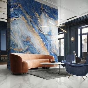 <span class=keywords><strong>Materiali</strong></span> da costruzione grande formato 1600 x3200 marmo pietra aspetto alta lucido blu lucido lastra gres porcellanato piastrelle per pareti e pavimenti - Product Image 2