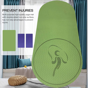Shock Absorption Mute Dancing Yoga Pad,for Home Tpe Eco Friendly Non Slip Fitness <strong>Skipping</strong> Exercise <strong>Mat</strong> - Product Image 3
