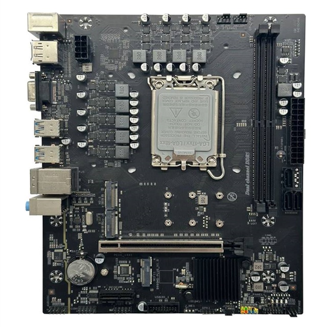 LGA 1700 Micro ATX Motherboard B760 DDR5 with 2 M.2, VGA+HD-MI+DP