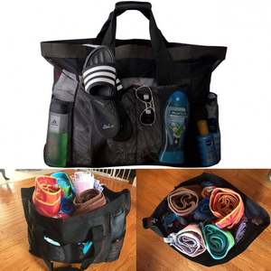 Sac de plage, sac fourre-tout, grande capacité, pliable, en tissu, durable, pour les voyages et l'usage quotidien - Product Image 5