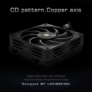 Enfriador de tubo de calor Lovingcool <span class=keywords><strong>CPU</strong></span> 4 con ventilador de refrigeración por aire Solución rentable para <span class=keywords><strong>PC</strong></span> Builds y Light <span class=keywords><strong>Gaming</strong></span> Desktop Use - Product Image 3