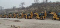 Chargeuse sur pneus SHANMON Digger 388H 4TX 1,2 m³ avec godet, pour travaux routiers et de jardin, avec accessoires, à prix avantageux