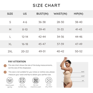 HEXIN tuta da donna senza cuciture per il corpo a compressione modellante per il sedere sottile morbido Spandex Plus leggero <span class=keywords><strong>Shapewear</strong></span> di controllo - Product Image 4