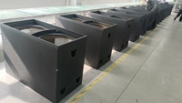 Subwoofer double 18 pouces de 1000 Watts à impédance passive de 4 Ohms pour DJ, idéal pour les concerts en extérieur, les scènes et les spectacles de musique en direct