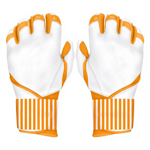 Gants de frappeur de baseball en cuir de niveau professionnel pour droitier, respirants, durables, avec batte en bambou, sur mesure, haute qualité - Product Image 1
