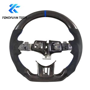 Volant de course sportif personnalisé Dodge en fibre de carbone et cuir pour Charger Challenger Hellcat SRT <span class=keywords><strong>RT</strong></span> - Product Image 6