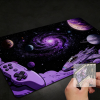 Tapis de jeu Yu-Gi-Oh en caoutchouc naturel, personnalisé, imprimé en velours, pour table, jeu de cartes de tarot, tapis de jeu de cartes