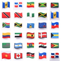 Différents National Drapeau Mexicain Croc Chaussures Charmes Offre Spéciale Haute-qualité Pvc Croc Accessoires De Décoration De Chaussures Pour Chaussures Obstruer