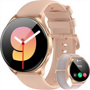 <span class=keywords><strong>Montre</strong></span> <span class=keywords><strong>connectée</strong></span> pour femmes, écran tactile Android, répondre/passer des appels, écran AMOLED de 1,43 pouces, moniteur de fréquence cardiaque/des somnolences/des SpO2/des stress, plus de 110 sports - Product Image 3