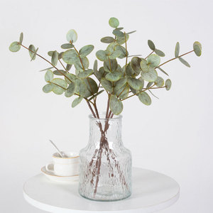 Feuilles d'eucalyptus artificielles Flower Delight, verdure artificielle pour décoration de bureau, intérieur, mariage, arrangement de plantes en plastique - Product Image 1