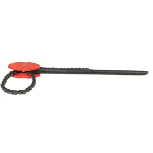 48in Chain Tong Chain Wrench with Integral Heat Treatment Handle