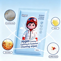 Lingettes nettoyantes portables personnalisées pour chaussures et vêtements, directement de l'usine, marque privée, échantillon gratuit, en non-tissé épais pour baskets, tissus et voyages