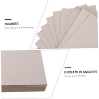 Recycled Thick Grey Paper Board Gray Cardboard Sheets for DIY Gift Box Making Craft Projects Shipping Protection